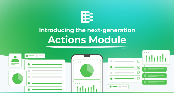 Efficiently plan, track and see actions through