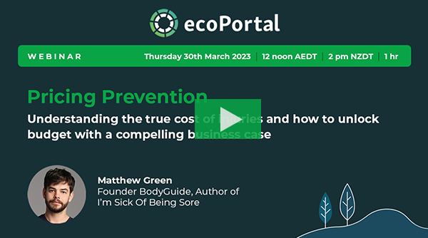 Pricing Prevention: Understanding the true cost of injuries