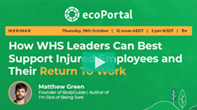 How WHS Leaders Can Best Support Injured Employees and Their Return To Work